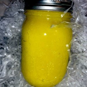 Lemon sugar scrub
